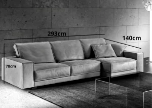 Sofá 4 Lugares 2,93m x 1,40m - ENZ015