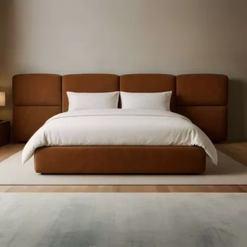 Cama Tapeçaria Alto Padrão, para colchão king-size - TAP001